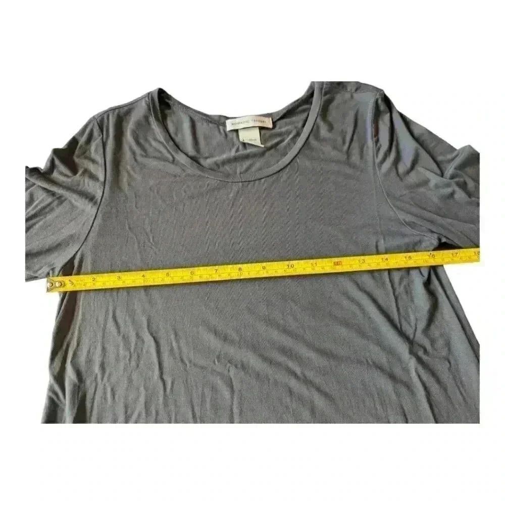 Nomadic Traders Gray Tunic, Womens S, 3/4 Length Sleeves - Picture 5 of 9